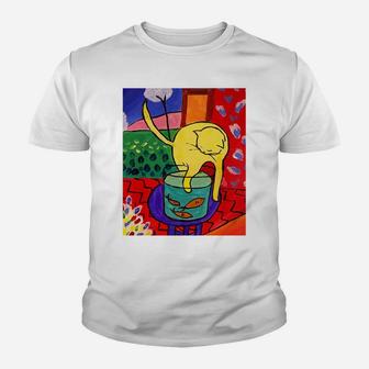 Henri Matisse - Cat With Red Fish Youth T-shirt | Crazezy AU