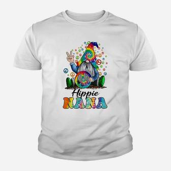 Hippie Nana Gnome Colorful Gnome Mother's Day Gift Youth T-shirt | Crazezy