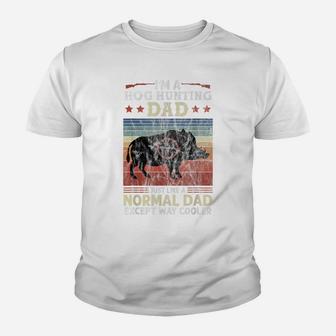 Hog Hunting Vintage Dad Boar Hunter Pig Youth T-shirt | Crazezy