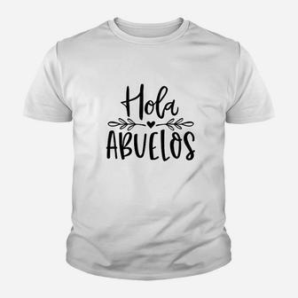 Hola Abuelos Youth T-shirt | Crazezy