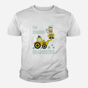 I Am Digging Shamrocks Youth T-shirt | Crazezy