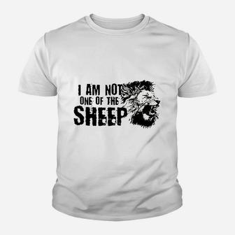 I Am Not One Of The Sheep Youth T-shirt | Crazezy