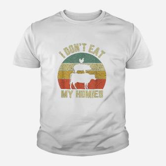 I Dont Eat My Homies Vegetarian Youth T-shirt | Crazezy