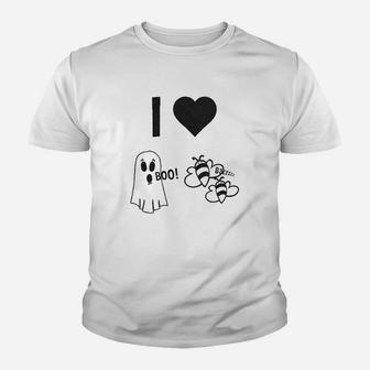 I Heart Boo Bees Youth T-shirt | Crazezy DE