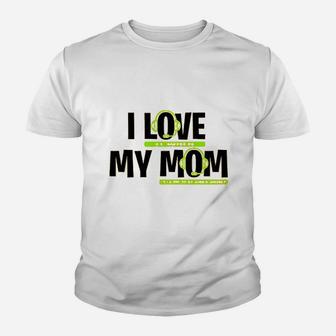 I Love It When My Mom Lets Me Play Video Games Youth T-shirt | Crazezy UK