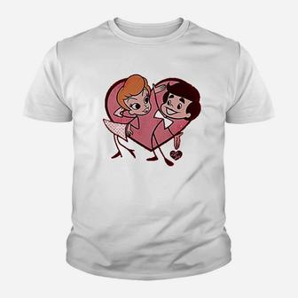 I Love Lucy Cartoon Love Youth T-shirt | Crazezy