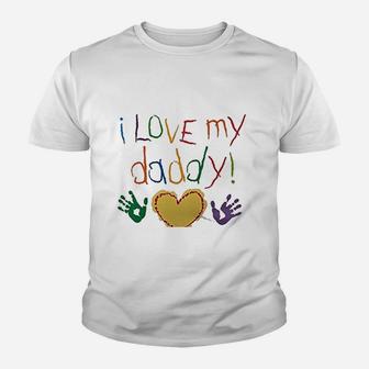 I Love My Daddy Youth T-shirt | Crazezy DE