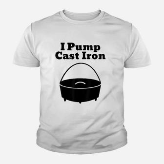 I Pump Cast Iron Youth T-shirt | Crazezy