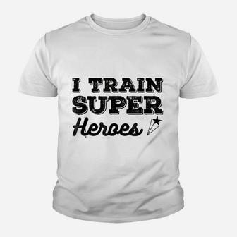I Train Superheroes Youth T-shirt | Crazezy UK