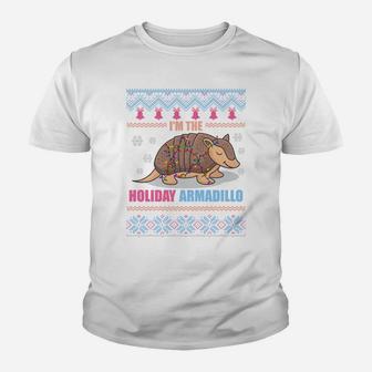 I'm The Holiday Armadillo Funny Ugly Christmas Sweater Youth T-shirt | Crazezy AU