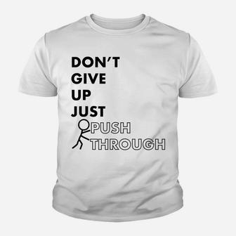 Inspirational Fun Funny Awareness Encouraging Unisex Gift Youth T-shirt | Crazezy DE