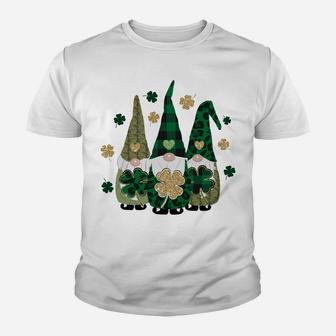 Irish Gnome St Patricks Day Shamrock Shirt Lucky Leprechauns Youth T-shirt | Crazezy DE