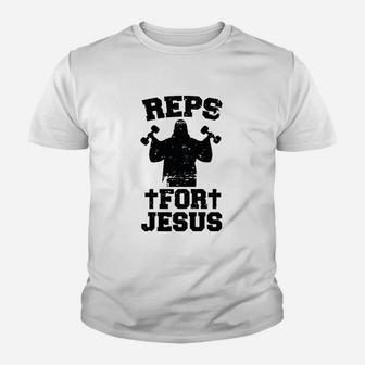 It Fresh Reps For Jesus Workout Youth T-shirt | Crazezy DE