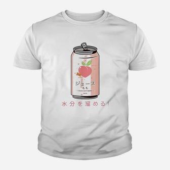 Japanese Peach Juice Youth T-shirt | Crazezy