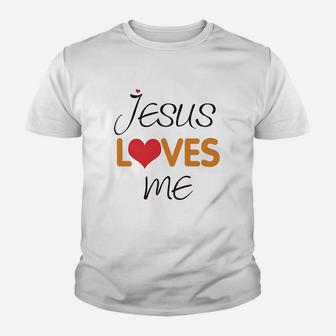 Jesus Loves Me Christian God Youth T-shirt | Crazezy UK