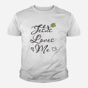 Jesus Loves Me Christian Youth T-shirt | Crazezy DE