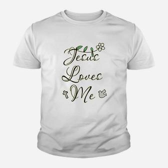Jesus Loves Me Christian Youth T-shirt | Crazezy