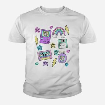 Kawaii Retro 80'S 90'S Gamer Cassette Clothes For Women Youth T-shirt | Crazezy
