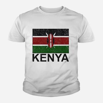 Kenya Flag Youth T-shirt | Crazezy UK