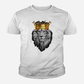 King Lion Gold Crown Shirt Youth T-shirt - Thegiftio UK