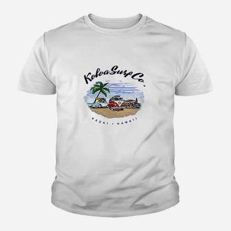Koloa Surf Beach Cars Youth T-shirt | Crazezy UK