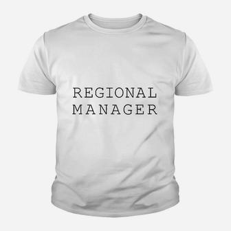 L Regional Manager Youth T-shirt | Crazezy DE