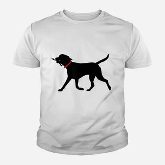 Labrador Retriever Play Fetch Black Lab Youth T-shirt | Crazezy CA