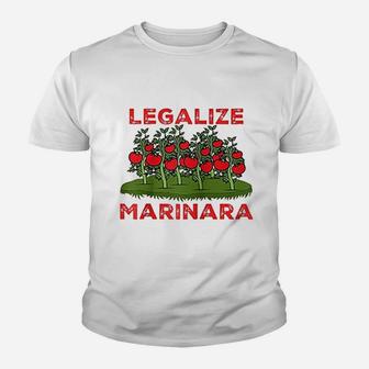 Legalize Marinara Youth T-shirt | Crazezy