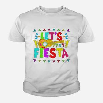 Lets Fiesta Mexican Cinco De Mayo Party Youth T-shirt | Crazezy DE