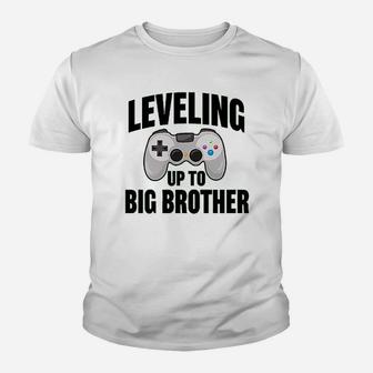 Leveling Up To Big Brother Youth T-shirt | Crazezy