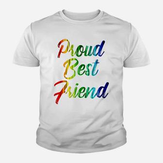 Lgbt Rainbow Pride Shirts Proud Best Friend Tees Gay Lesbian Youth T-shirt | Crazezy