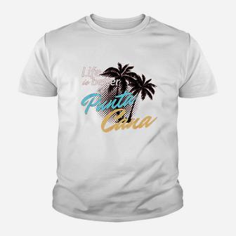 Life Is Better At Punta Cana Beach Cool Youth T-shirt | Crazezy DE