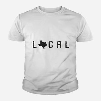 Local Texas State Modern Fit Youth T-shirt | Crazezy