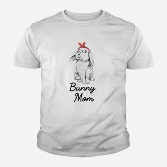 Lop Eared Bunny Rabbit Mom Drawing Youth T-shirt | Crazezy DE