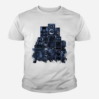 Loudspeaker Rack Enthusiast Audio Engineer Electronic Techno Youth T-shirt | Crazezy