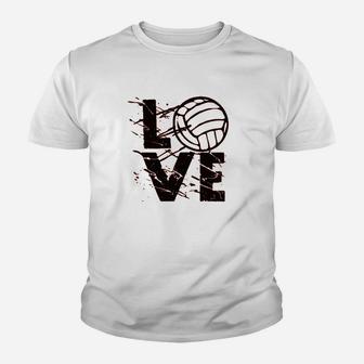Love Volleyball Youth T-shirt | Crazezy DE