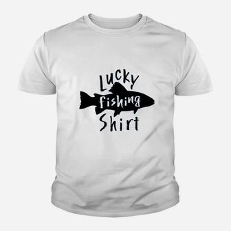 Lucky Fishing Youth T-shirt | Crazezy