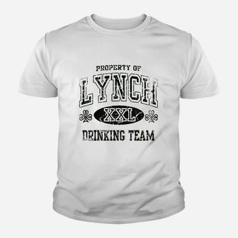 Lynch Irish Drinking Team Green Family Surname Youth T-shirt | Crazezy