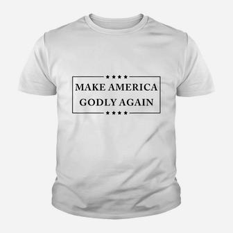 Make America Godly Again Graphic Youth T-shirt - Thegiftio UK