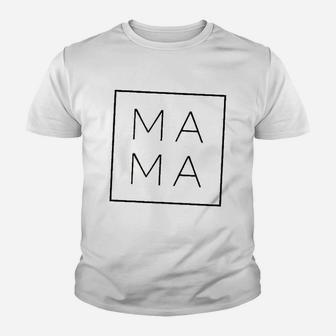 Mama Letter Print Mother Day Mom Gift Youth T-shirt | Crazezy