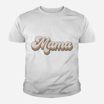 Mama Retro New Mom Apparel Gifts Sweatshirt Youth T-shirt | Crazezy DE