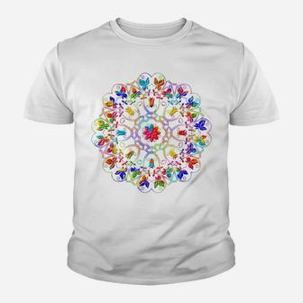 Mandala Flower Ornament Jigsaw Autism Puzzle Youth T-shirt | Crazezy CA