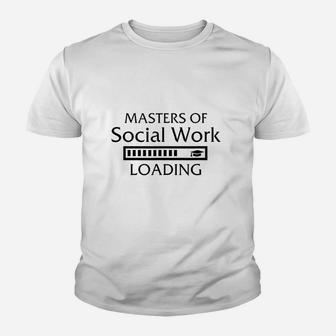 Masters Of Social Work Msw Graduation Future Social Worker Youth T-shirt | Crazezy