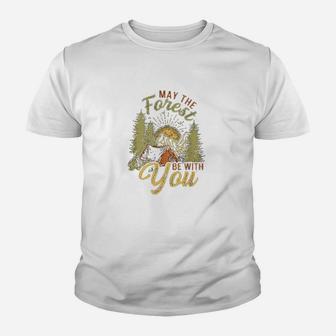 May The Forest Be With You Camping Youth T-shirt | Crazezy AU
