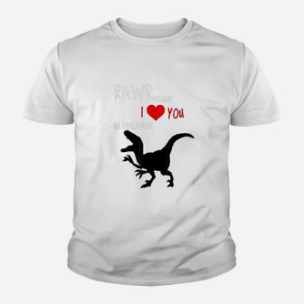 Means I Love You In Dinosaur Youth T-shirt | Crazezy UK