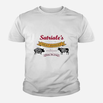 Meat Market Funny Meat Pork Store Satriales Lover Gift Youth T-shirt | Crazezy CA