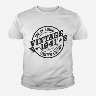 Mens 80 Year Old Car Lover Vintage Classic Car 1941 80Th Birthday Youth T-shirt | Crazezy UK