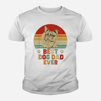 Mens Best Dog Dad Ever Daddy Boston Terrier Dog Lover Owner Youth T-shirt | Crazezy UK