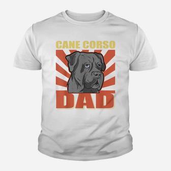Mens Cane Corso Dad | Dog Owner Cane Corso Youth T-shirt | Crazezy