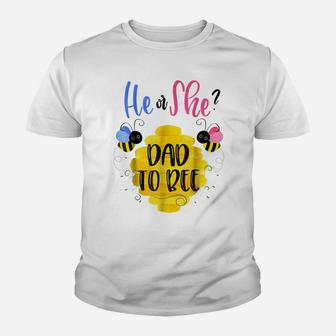 Mens Gender Reveal What Will It Bee Shirt He Or She Dad Youth T-shirt | Crazezy AU